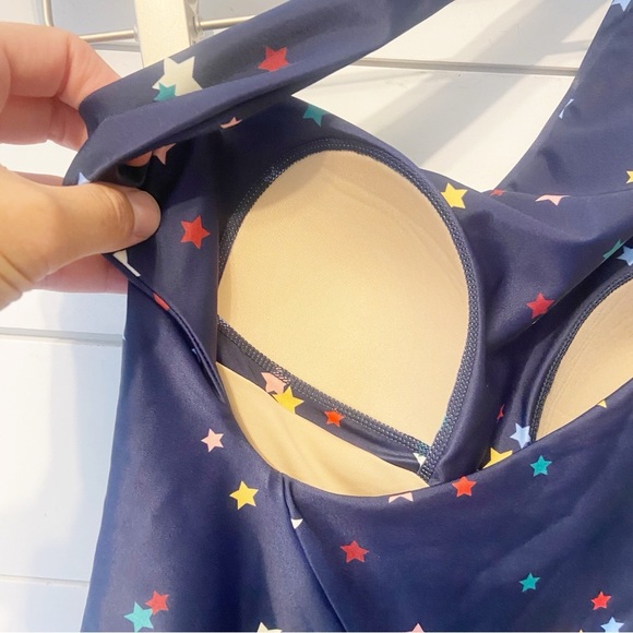 NWOTs Summersalt | The Ruched Sidestroke in Star pattern Size 2 Long Torso - Picture 7 of 8